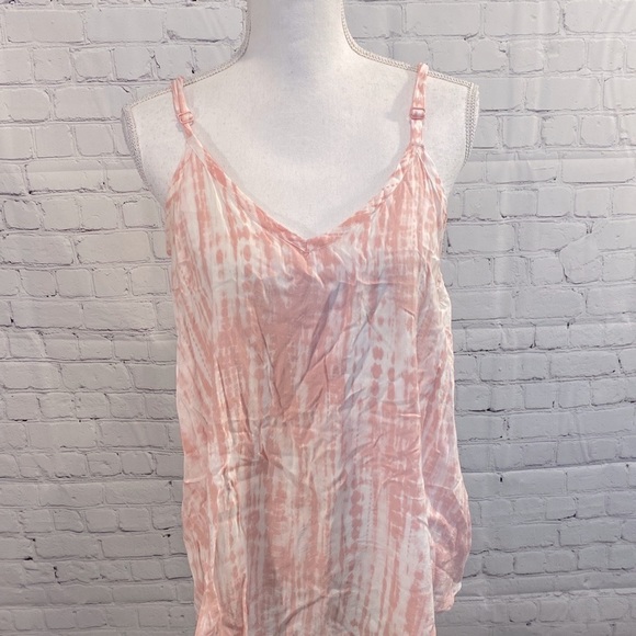 TORRID Cami Top Pink & White-0X - Picture 1 of 3